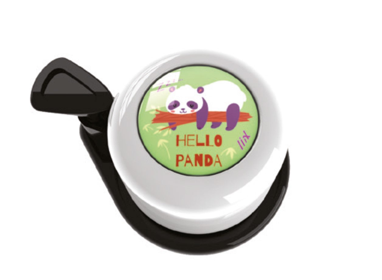 Liix Scooter Bell Hello Panda cykel ringeklokke - White - Bahne